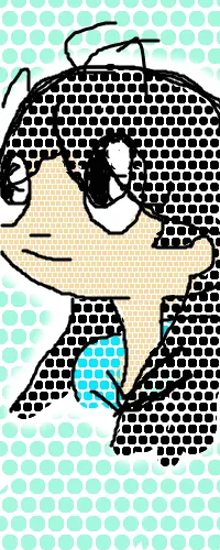 digital self-portrait headshot