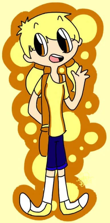 digital chibi of an OC, Blysse